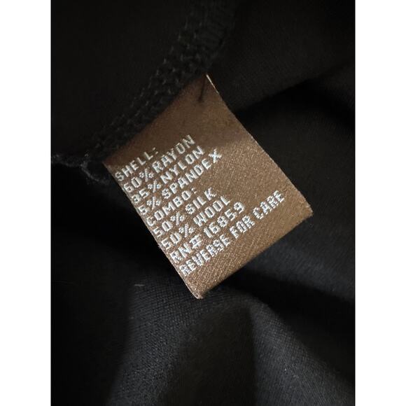 J.McLauglin Leopard Print Peter Pan Collar Mini Dress Black Size Small - Picture 10 of 10